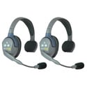 Eartec UL2S UltraLITE - Full Duplex Wireless Intercom System with 2 Single Speaker Headsets