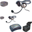 Photo of Eartec UPMON2 UltraPAK/HUB 2-Person Full Duplex Wireless Intercom System - 1 HUB/2 UltraPAKS/2 Monarch Headsets