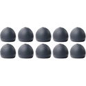 Photo of Shure EASFX1-10M Medium Version Grey Soft Flex Replacement Sleeves for Shure Sound Isolating Earphones. 5 Pair