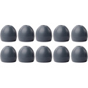 Photo of Shure EASFX1-10S Small Version Grey Soft Flex Replacement Sleeves for Shure Sound Isolating Earphones. 5 Pair