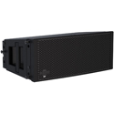 EAW RSX208L RADIUS 3-Way Self-Powered Dante Integrated Loudspeaker with PowerCon - 70 Hz -18 kHz - 131 dB - Black