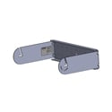 EAW 2071720-90 - U-Bracket for MKC120  Black - Weather Resistant