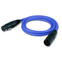 Photo of Canare Star Quad Mic Cable XLRM-XLRF - 15ft Blue