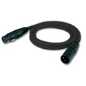 Photo of Canare Star Quad Mic Cable XLRM-XLRF - 100ft Black