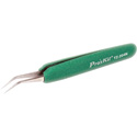 Photo of Eclipse Tools TZ-204N Soft-Grip Fine Tip Curved ESD-Safe Tweezer