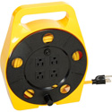 Photo of 25 Foot 16/3 Quad Plug AC Extension Cord Reel