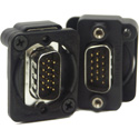 Photo of Switchcraft EHHD15MMB 15-Pin HD Dsub Connectors Male to Male (Black)