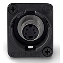 Photo of Switchcraft EHSVHS2BX XLR Mounting S-Video Feed-Thru Connector Black Housing