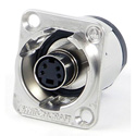 Photo of Switchcraft EHSVHS2X XLR Mounting S-Video Feed-Thru Connector Silver Housing