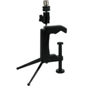 Delvcam ENG Press Conference Clamp for Mics & Cameras with Built-In Tripod Legs