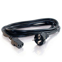 Photo of IEC to 2-prong Schuko European Power Cord - 8 Foot