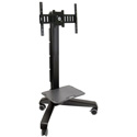 Ergotron 24-192-085 Neo-Flex Mobile MediaCenter UHD Stand - 50 to 65 Inch Screen Support - 120 lb Load Capacity