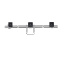 Photo of Ergotron 98-009-216 HX Triple Monitor Bow Kit - Allows Single HX Desk Arm to hold 3 Monitors - White