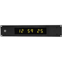 Photo of ESE ES-166UE 6-digit 1 Inch Amber LED Time Code Reader In Desk Mount Enclosure / Option P - Black