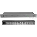 ESE ES 247E 1RU Quad 1x6 Rack Mount Composite Video DA w/ BNC Connectors - Clear Faceplate