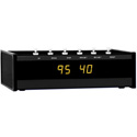 Photo of 100 Minute 1/2 Inch High Yellow Digit Up/Down Timer- Rackmount Black