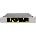 ESE ES-993U 6-digit - 2.3 Inch Amber LEDs w/ 1 Inch Seconds Time Code Remote Display w/ Opt NTP-C & PoE