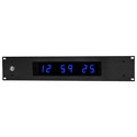 Photo of ESE ES-166UE 6-digit 1 Inch Blue LED Time Code Reader In Desk Mount Enclosure  w/ Options NTP-C - P & PoE