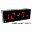 ESE ES-993U-NT 2.3 Inch 6-Digit (Hr Min & Sec) ESE/SMPTE/EBU/ASCll Time Display 12 Inch - Red