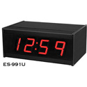 ESE ES-991U/PoE/Red 2.3 Inch 4-Digit Serial Slave Time Code Display - Min and Sec - ESE/SMPTE/EBU/ASCII -  Red Led