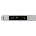 ESE ES-166UE 6-digit 1 Inch Amber LED Time Code Reader In Desk Mount Enclosure with Option P & Clear