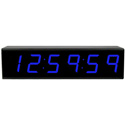 ESE ES-943U Universal Time Code Reader - 6-digit - 4 inch BLUE Display in Wall Mount Enclosure w/ Option NTP-C