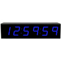 Photo of ESE ES-943U Universal Time Code Reader - 6-digit - 4 inch BLUE Display in Wall Mount Enclosure w/ Option NTP-C