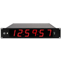 Photo of ESE ES 962UP 2.3 Inch 12 Hour Digital Clock with P Option - includes 19 Inch Front Panel Rackmount