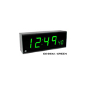 Photo of ESE ES-993U 6-digit - 2.3 Inch Green LEDs w/ 1 Inch Seconds Time Code Remote Display w/ Black 19 Inch Faceplate