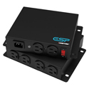 ESP BP-3C-126 BasePak 120V/12A Wall/Table Mountable Compact Power Distribution System - Six NEMA 5-15R Outlets