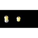 RTS ET-1 Replacement Eartip for Intercom Headsets - Salmon Tip with Metal Plug