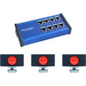 Skaarhoj ETH-TALLY-LINK-V2-X3 Tally Box / 3x Tally Lights Bundle Connects Multiple Tally Lamps using CAT5e or better