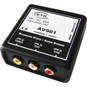 Photo of ETS AV901 Baseband RCA Video and RCA Stereo Audio AV Over CAT5 Balun