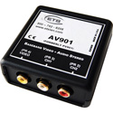 Photo of ETS AV906 Baseband Video/Stereo Audio Balun - 2 RCA Audio & 2 RCA Video Inputs to RJ45