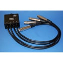 Photo of ETS PA202FP InstaSnake Adapter Send (4)FXLR 1.50 Ft. Pigtail to RJ45 Jack All Pins