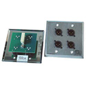 Photo of ETS PA202MWP InstaSnake Wall Plate- Receive 4 MXLR to 110 Punch Down