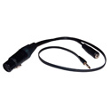 ETS PA922 iPro Audio Balun Cable for iPads & Smartphones with Monitoring Tap - 18 Inch