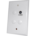 Photo of ETS PV907WPWE S-Video without Audio 4-pin Mini DIN to 110 Punch Down Wall Plate - White