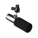 Photo of Earthworks ETHOS XLR Supercardioid Condenser Broadcast Microphone - 20Hz - 30kHz - 48V Phantom Power - Stainless Steel