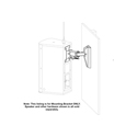 Electro-Voice EVC-WB-WHT Pan/Tilt Omnimount-Style Wall-Mount Bracket for EVC-1082/EVC-1122/EVC-1152 Speakers - White