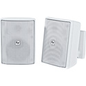 Photo of Electro-Voice EVID-S4-2TW Quick install Speaker 4 Inch Cabinet 70/100V - White - IP54 - Captive Screws on Wall Bracket