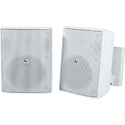 Electro-Voice EVID-S5-2W Quick Install Speaker 5 Inch Cabinet 8Ohm - White - IP54 - 4-Pin Connector (Euroblock)