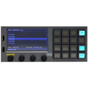 Photo of Evertz CP-2116E-H 2RU Half-Rack Router Control Panel - 16x Programmable Touch LCD Screen & 4x Shaft Encoders for MAGNUM