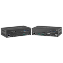 KanexPro EXT-USBCPD2X4K-100M 5Gbps Dual-Host USB-C Extender over CAT6A with Dual 4K HDMI Out - Up to 328 Feet