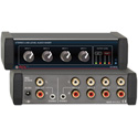 RDL EZ-MX4L 4x1 Stereo Line-Level Audio Mixer