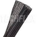 Photo of Techflex F6N1.00 1-Inch Flexo Self-Wrapping/Split Tube/Semi-Rigid Braided & Non-Expandable Tubing - Black - 100-Foot