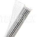 TechFlex - 1 Inch F6-Self Wrap Sleeving Clear-White 100ft