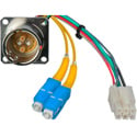 Canare FCS015A-MR Hybrid Fiber Optic Receptacle Cable SMPTE/ARIB- Male