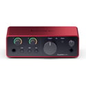 Focusrite Scarlett Solo 4th Generation USB Audio Interface with Ultra-low-noise Mic Preamp
