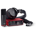 Focusrite AMS-SCARLETT-SOLO-STU-4G 4th Generation USB Audio Interface with Ultra-low-noise Mic Preamp / Mic & Headphones
